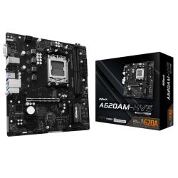 Asrock A620AM-HVS, AMD A620A, AM5, Micro ATX, 2 DDR5, VGA, HDMI, GB LAN, 2x M.2 Asrock A620AM-HVS, AMD A620A, AM5, Micro ATX, 2 DDR5, VGA, HDMI, GB LAN, 2x M.2